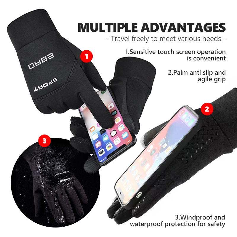 Водонепроницаемые зимние теплы – обзор и цена Touch Screen Gloves