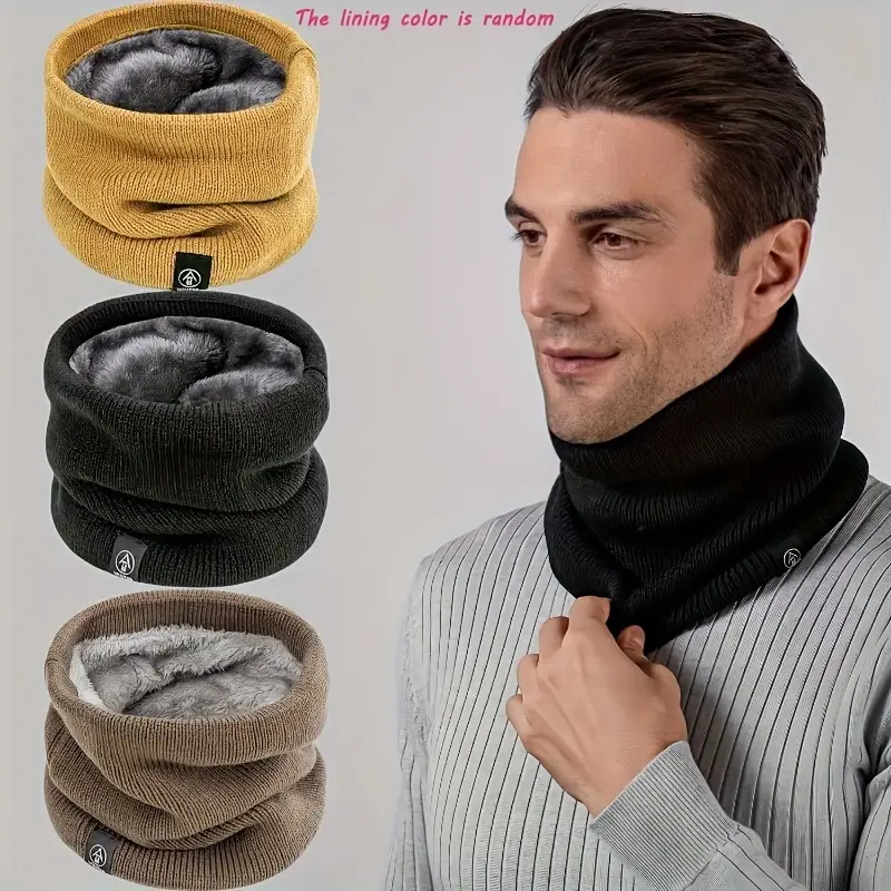 Теплый вязаный шарф, утолщенны – обзор и цена Neck Gaiter Fleece