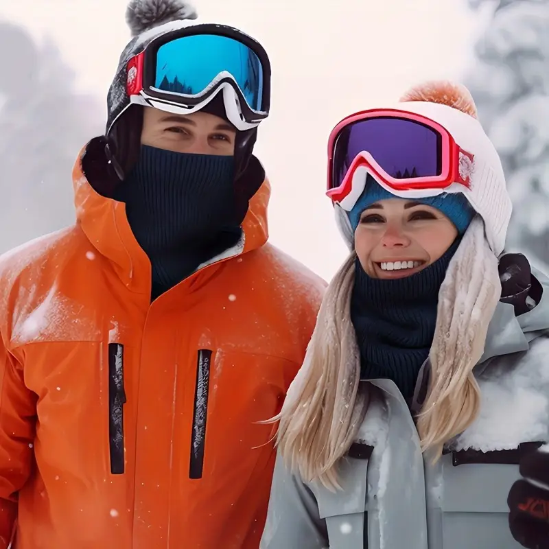 Теплый вязаный шарф, утолщенны – обзор и цена Neck Gaiter Fleece