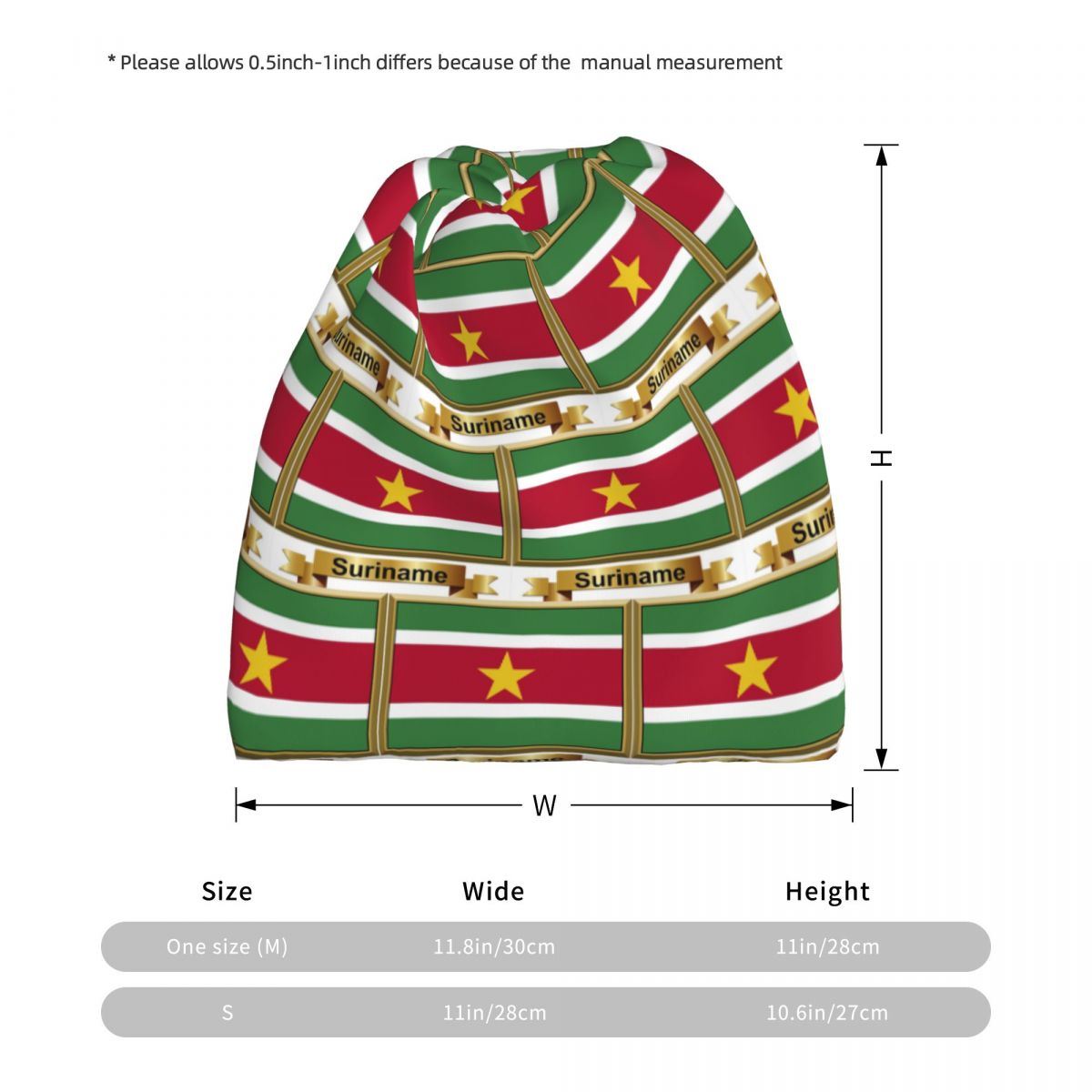 Товары с флагом Суринама (N):  – обзор и цена Knit Beanie Hat Warm