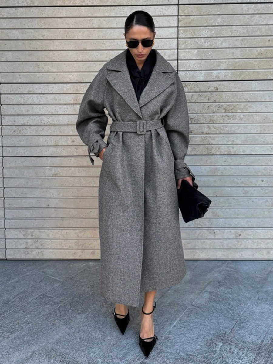 LUCYSHIHATTU длинные пальто из – обзор и цена Wool Coat Peacoat
