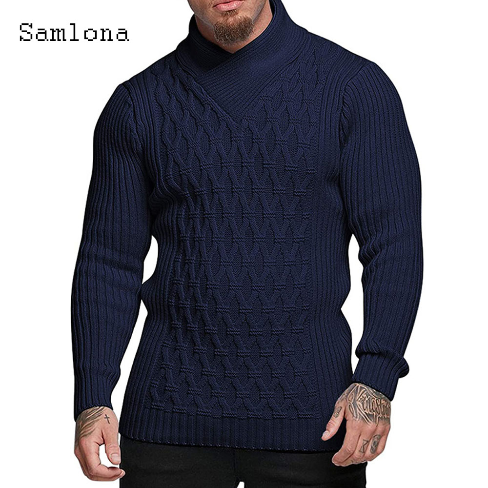 Samlona мужские осенние новые  – обзор и цена Wool Scarf Men