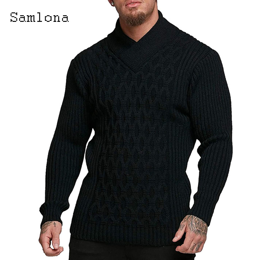 Samlona мужские осенние новые  – обзор и цена Wool Scarf Men