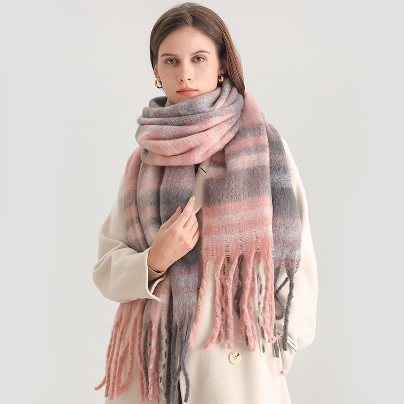 Корейский зимний шарф из искус – обзор и цена Wool Scarf Men