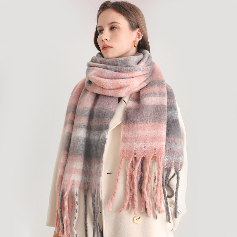 Корейский зимний шарф из искус – обзор и цена Wool Scarf Men