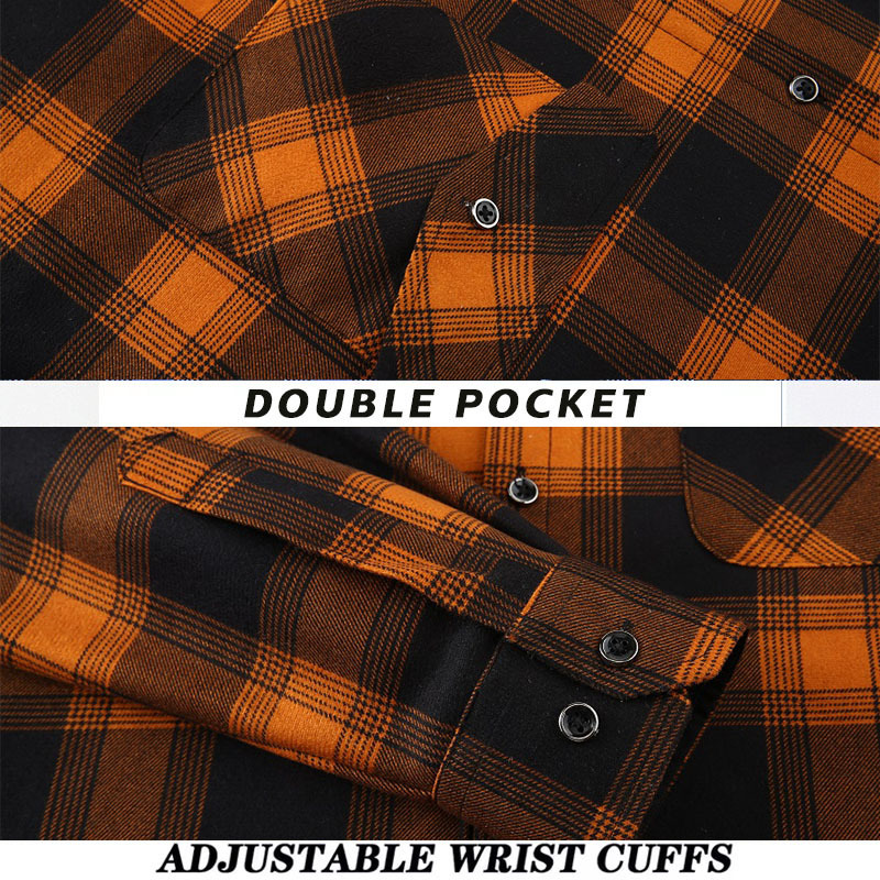 Фланелевая рубашка QICHE с фли – обзор и цена Flannel Shirt Lined