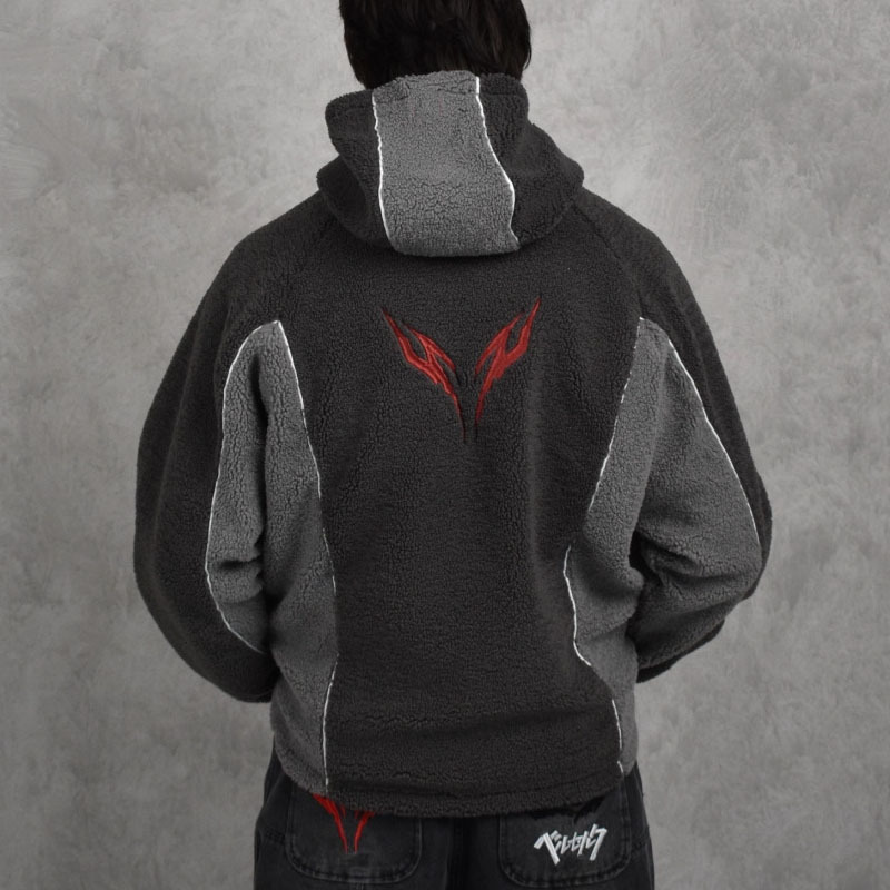 Унисекс куртка с капюшоном из  – обзор и цена Sherpa Hoodie Fleece