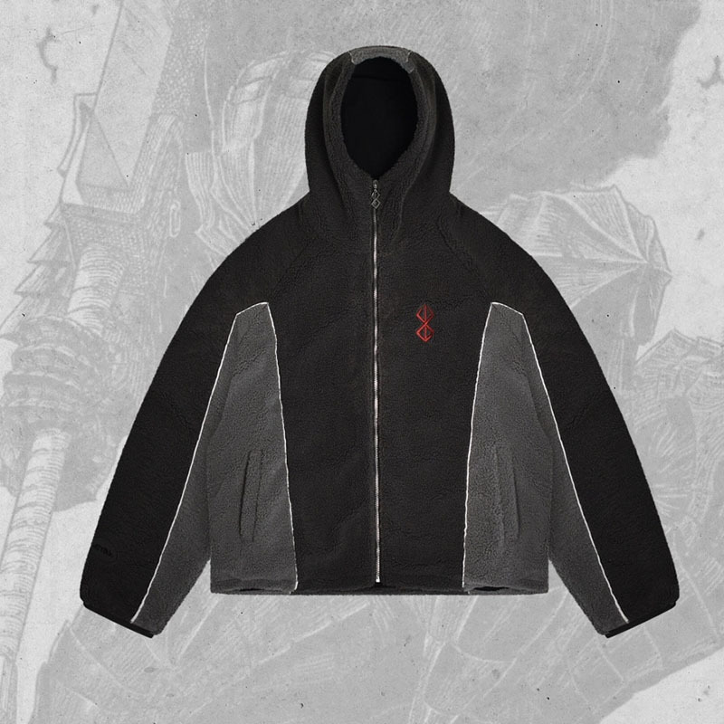 Унисекс куртка с капюшоном из  – обзор и цена Sherpa Hoodie Fleece