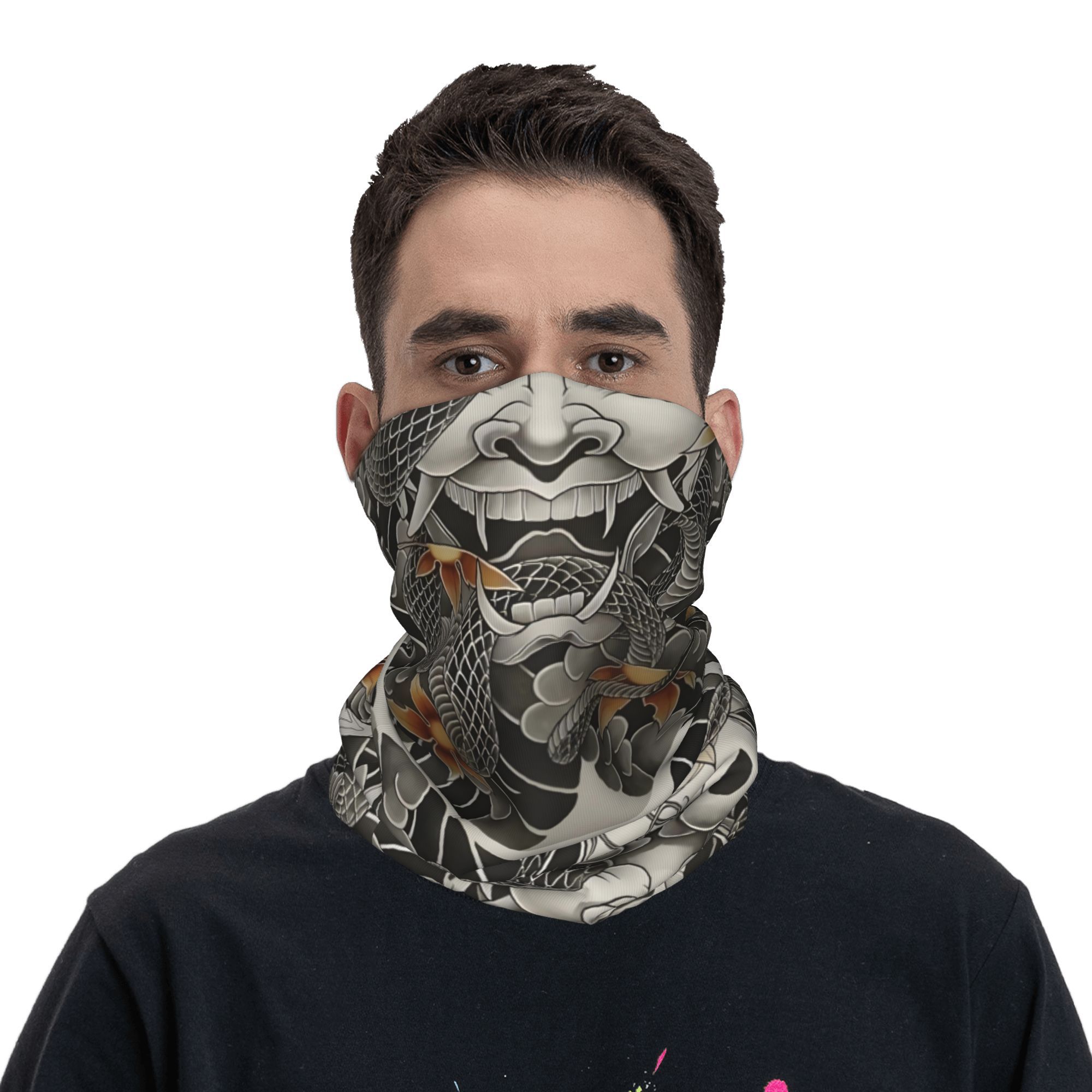 Бандана на заказ Samurai Oni D – обзор и цена Neck Gaiter Fleece