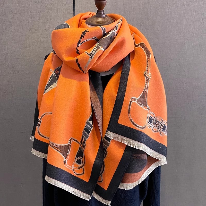 Ретро райдерский шарф из искус – обзор и цена Wool Scarf Men