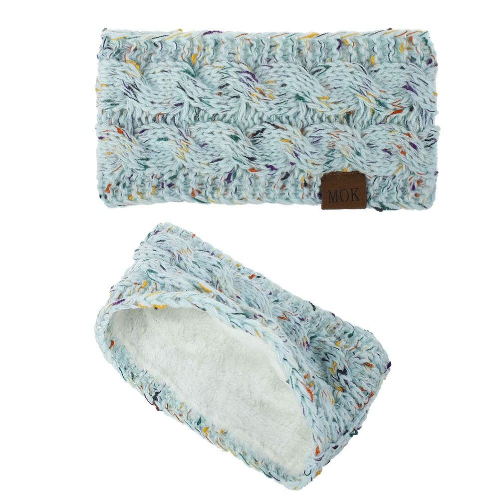 Модная уютная женская вязаная  – обзор и цена Fleece Ear Warmer Band