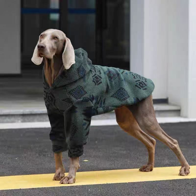 Зимняя теплая куртка для собак – обзор и цена Sherpa Hoodie Fleece