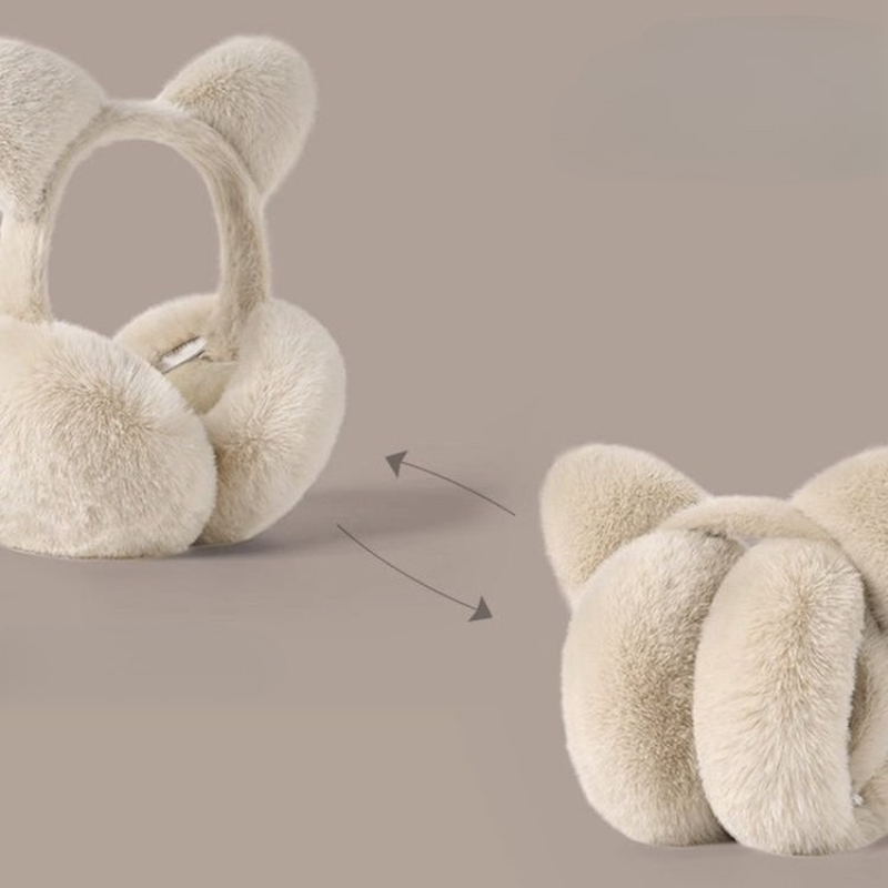 Складные наушники с кошачьими  – обзор и цена Earmuffs Foldable