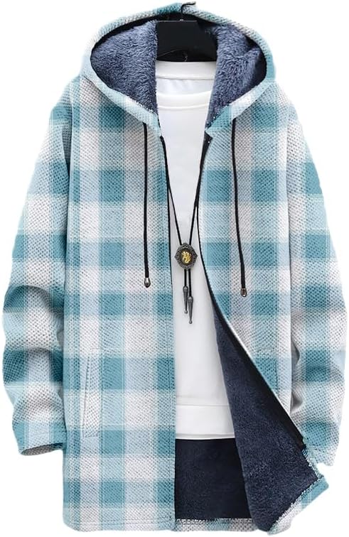 Мужской клетчатый кардиган, то – обзор и цена Sherpa Hoodie Fleece