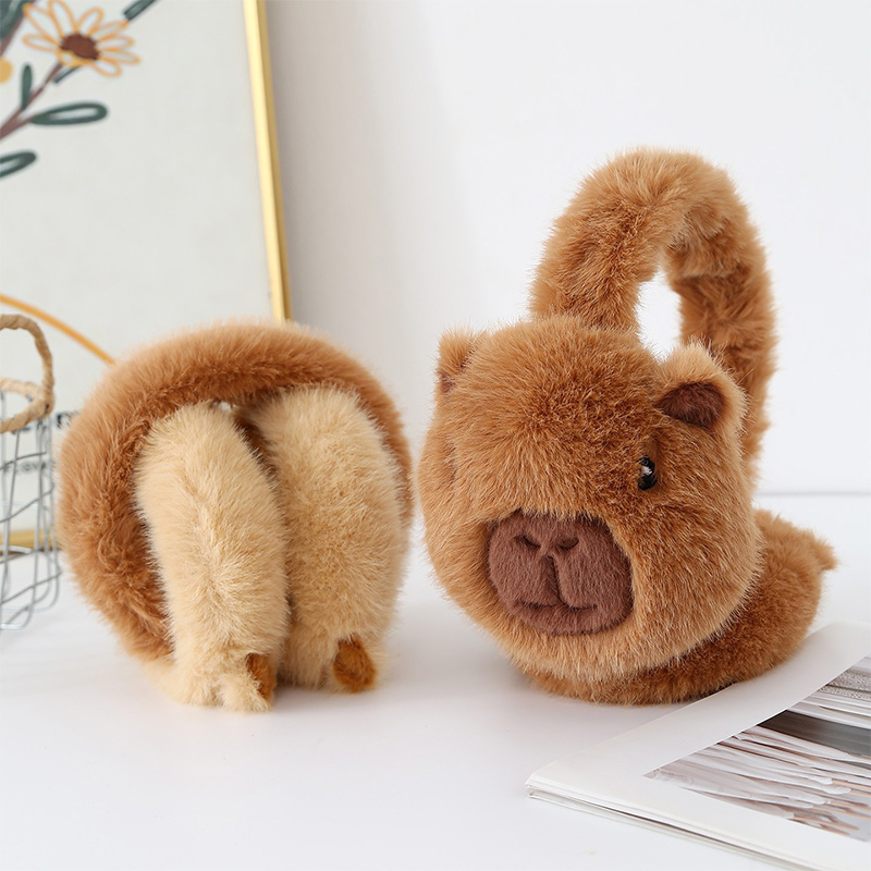 Милые наушники-капибалы, плюше – обзор и цена Earmuffs Foldable