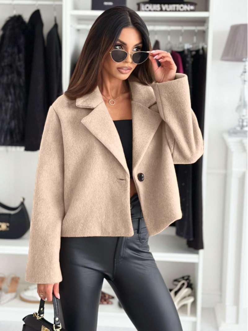 Укороченный плащ для женщин 20 – обзор и цена Wool Coat Peacoat