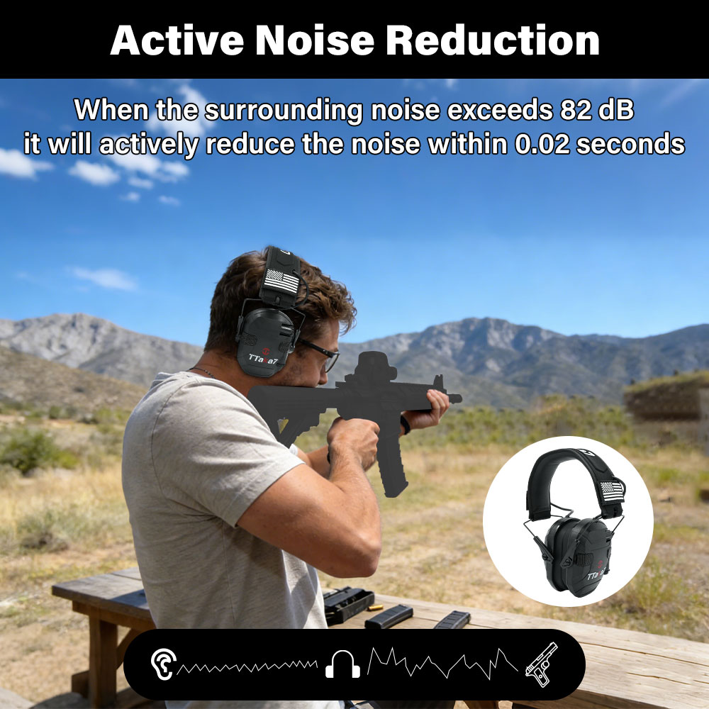 Складные электронные наушники  – обзор и цена Earmuffs Foldable