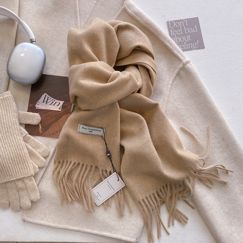 2024, зимний шерстяной шарф дл – обзор и цена Cashmere Pashmina Wrap