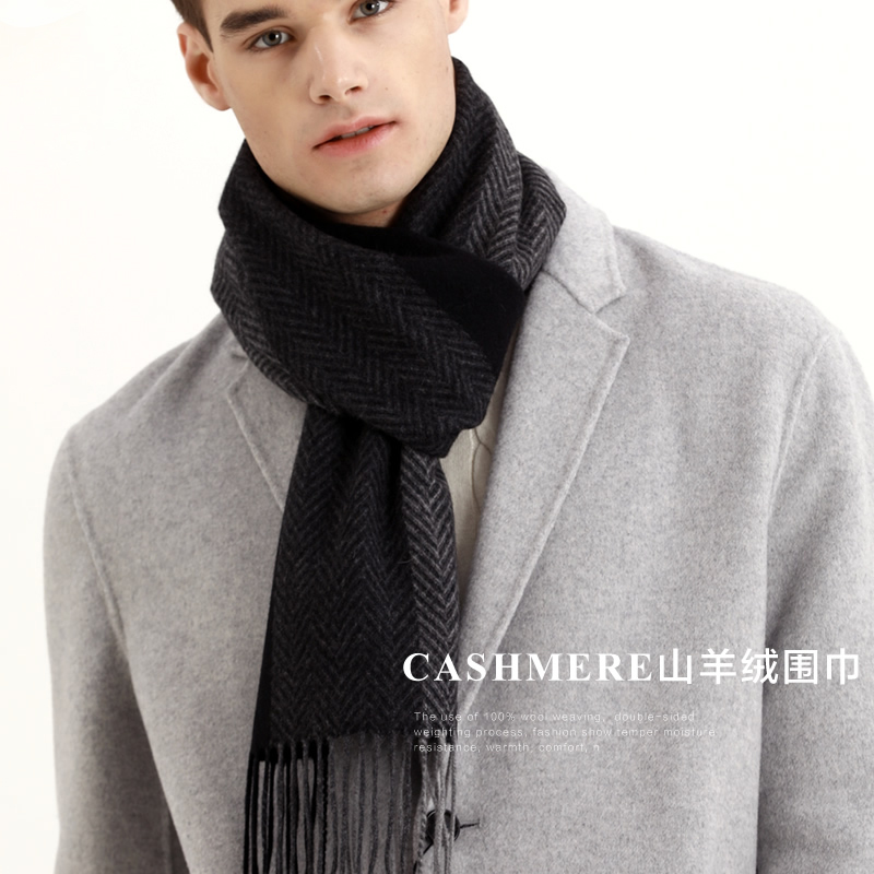 Шарф из пашмины, мужской зимни – обзор и цена Wool Scarf Men