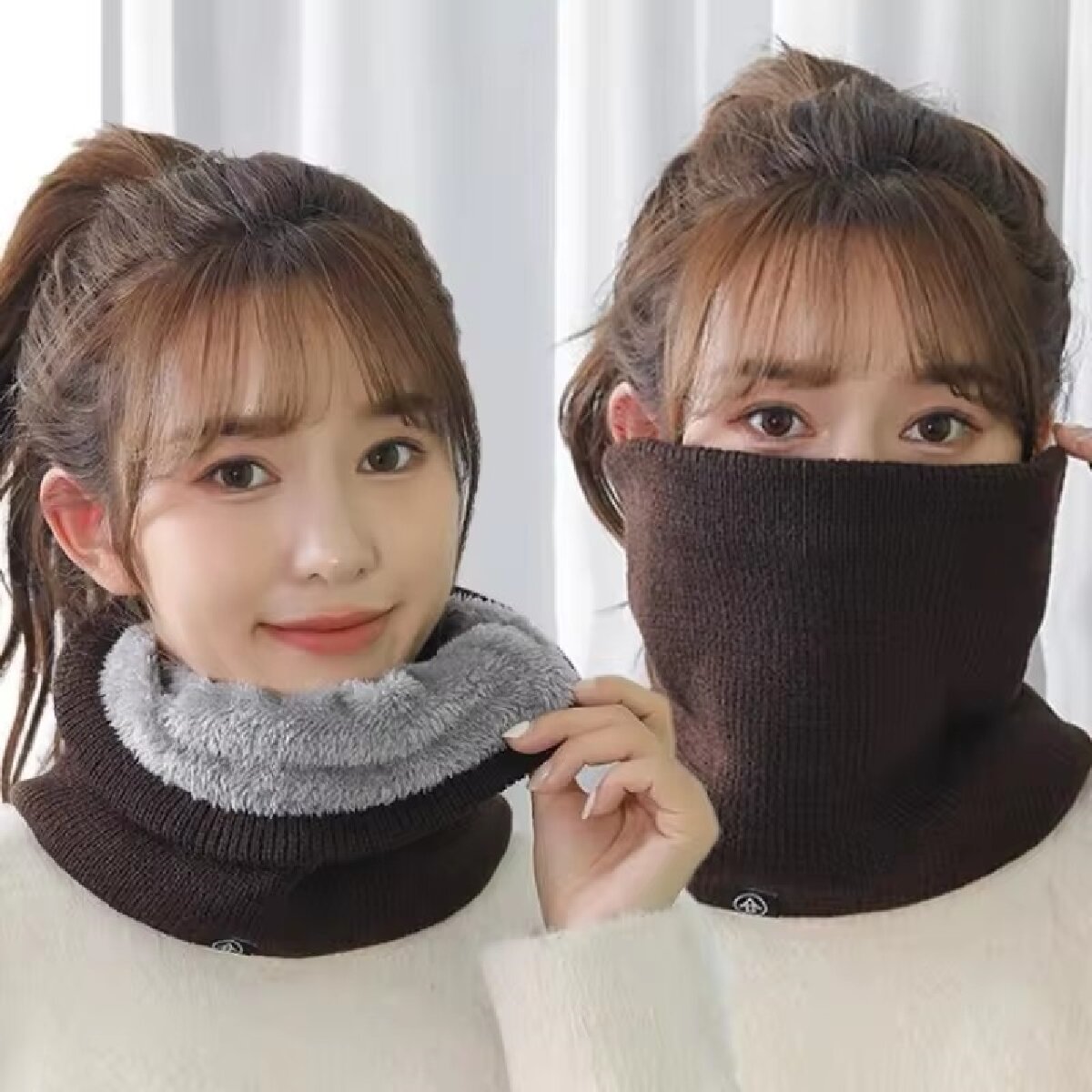 Однотонный зимний плюшевый глу – обзор и цена Neck Gaiter Fleece