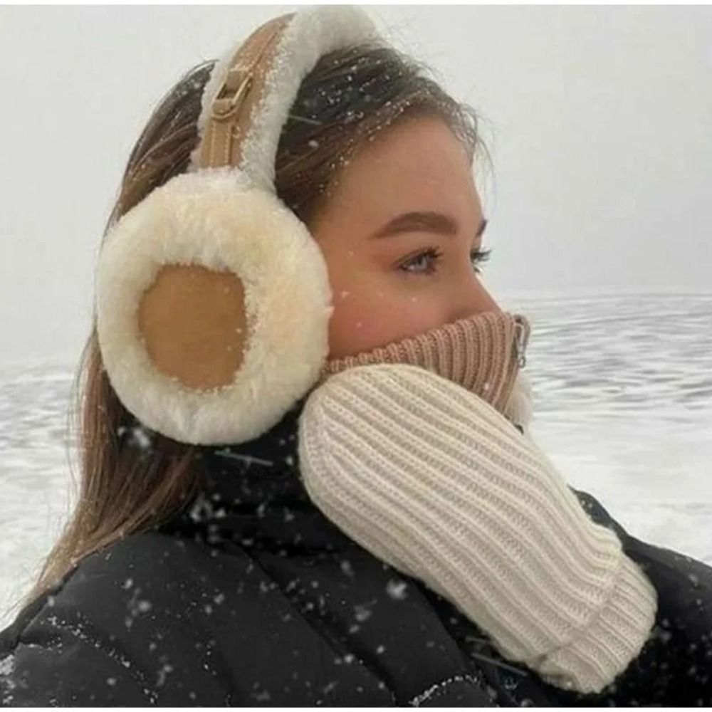 Плюшевые наушники, теплые скла – обзор и цена Earmuffs Foldable