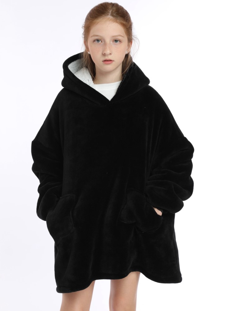 Зимнее одеяло из шерпы, толсто – обзор и цена Sherpa Hoodie Fleece