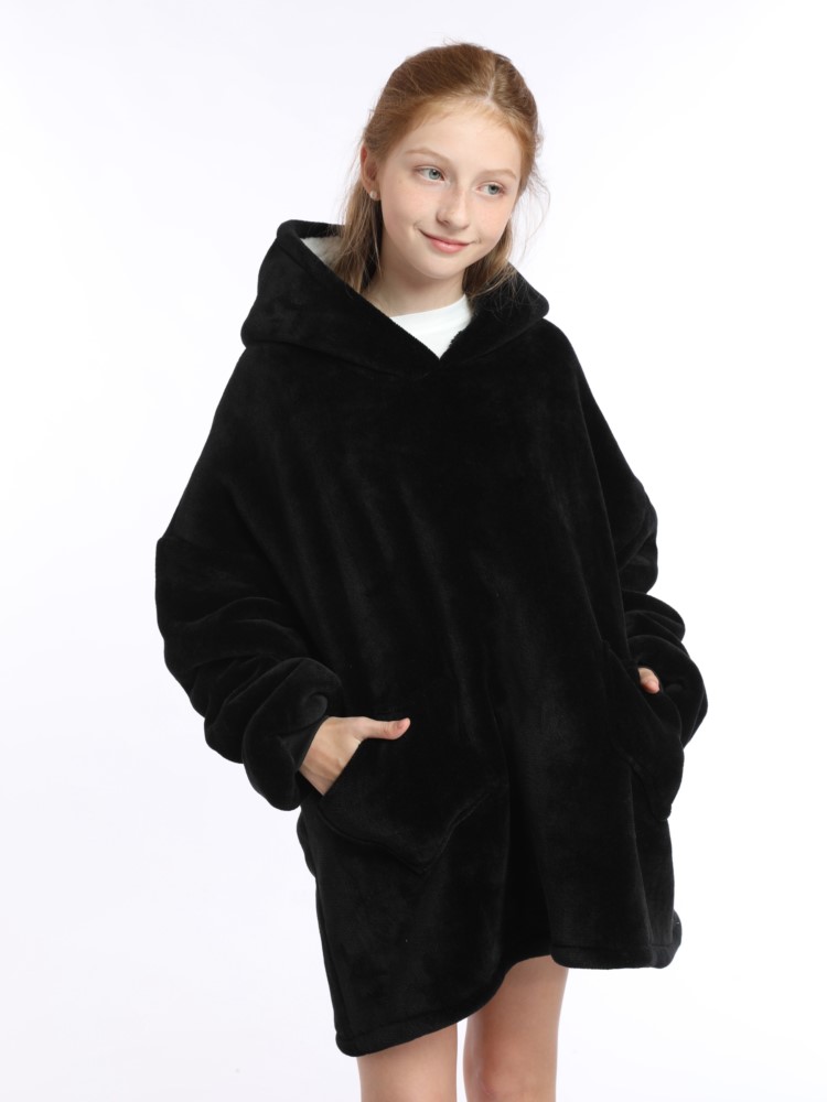 Зимнее одеяло из шерпы, толсто – обзор и цена Sherpa Hoodie Fleece
