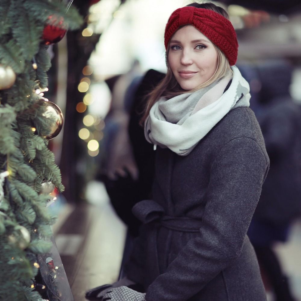 Зимние вязаные женские повязки – обзор и цена Winter Headband Fleece